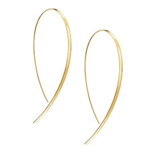Lana Flat Hooked On Hoops Large Yellow Gold Earrin